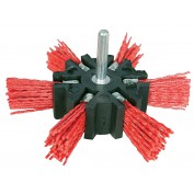 SZORSTKA MIOTEŁKA NYLONOWA NA TRZPIENIU 100MM SZORSTKA