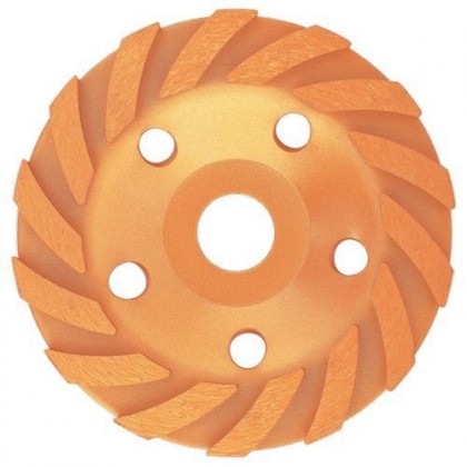 TARCZA DIAMENTOWA GARNKOWA DO CZYSZCZENIAPOWIERZCHNI 125 MM, TURBO- SEGMENTOWA
