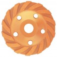 TARCZA DIAMENTOWA GARNKOWA DO CZYSZCZENIAPOWIERZCHNI 125 MM, TURBO- SEGMENTOWA