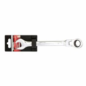 KLUCZ PŁASKO-OCZKOWY Z GRZECHOTKĄ 19 MM, CRV OBROTOWY POLEROWANY