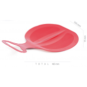 ŚLIZG PLASTIKOWY FREE 465MM, CZERWONY