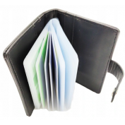 ETUI RFID PIONOWE 8x11 PRZEGRÓDKI  LEATHER
