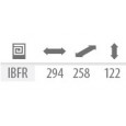 KARMNIK DLA PTAKÓW BIRDYFEED ROUND, DASZEK, ANTRACYT ,PODSTAWKA SZARA