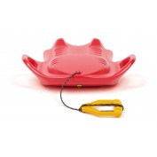 SANKI PLASTIKOWE SPORTY, CZERWONE
