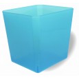 OSŁONKA PROSTOKĄTNA 140 x 125 x 140 MM, NIEBIESKA TRANSPARĘTNA
