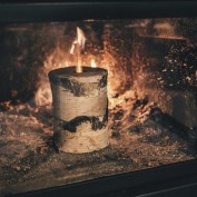 ŚWIECA KOMINKOWA Z DRZEWA LIŚCIASTEGO