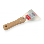 SZPACHELKA 100MM,  UCHWYT DREWNIANY