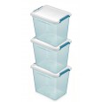 ORPLAST ZESTAW POJEMNIKÓW NA ŻYWNOŚĆ ARCTIC 3 X 650 ML