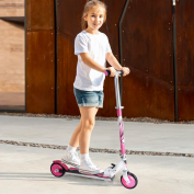 HULAJNOGA DWUKOŁOWA SKŁADANA, KAUCZUKOWE KOŁA DLA DZIECI MŁODZIEŻY 12 CM DO 50 KG