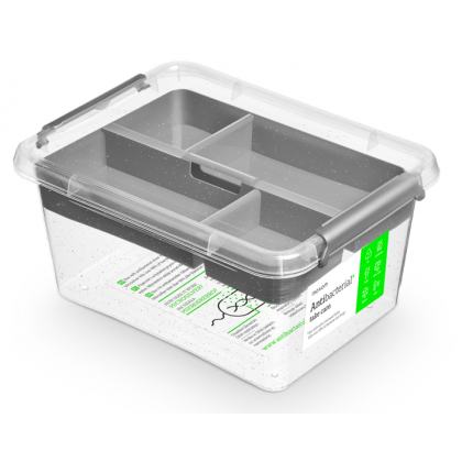 POJEMNIK NA ŻYWNOŚĆ ANTIBACTERIAL 20 X 15 ORGANIZER 1,6 L