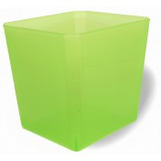 OSŁONKA PROSTOKĄTNA 140 x 125 x x140 MM, ZIELONA TRANSPARĘTNA
