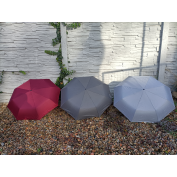 PARASOL SKŁADANY CIEMNO SZARY