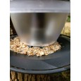 KARMNIK DLA PTAKÓW BIRDYFEED ROUND, DASZEK, ANTRACYT ,PODSTAWKA SZARA