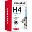 ŻARÓWKA HALOGENOWA H4 12V 60/55W FILTR UV (E4) SUPER WHITE