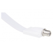 ZŁĄCZE PODOKIENNE F-F ULTRA SLIM BIAŁE LB0076W
