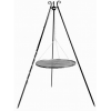GRILL NA TRÓJNOGU 180 CM - RUSZT STAL NATURALNA 80 CM