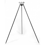 GRILL NA TRÓJNOGU 180 CM - RUSZT STAL NATURALNA 80 CM