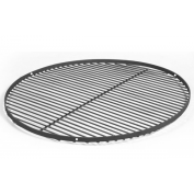 GRILL NA TRÓJNOGU 180 CM - RUSZT STAL NATURALNA 70 CM + KOŁOWROTEK