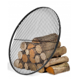 GRILL NA TRÓJNOGU 180 CM - RUSZT STAL NATURALNA 70 CM + KOŁOWROTEK