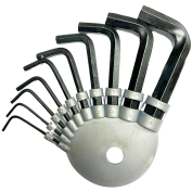 ZESTAW KLUCZY IMBUSOWYCH 10 SZT  1.5-10мм CrV