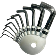 ZESTAW KLUCZY IMBUSOWYCH 10 SZT  1.5-10мм CrV