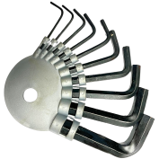 ZESTAW KLUCZY IMBUSOWYCH 10 SZT  1.5-10мм CrV