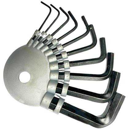 ZESTAW KLUCZY IMBUSOWYCH 10 SZT  1.5-10мм CrV