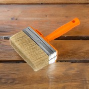 PĘDZEL SUFITOWY  "MAKLOVITSA" Z PLASTIKOWĄ RĄCZKĄ 40 Х 140mm
