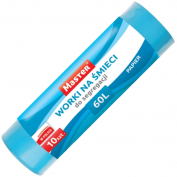 Worki na śmieci do segregacji 60L papier niebieskie 10szt