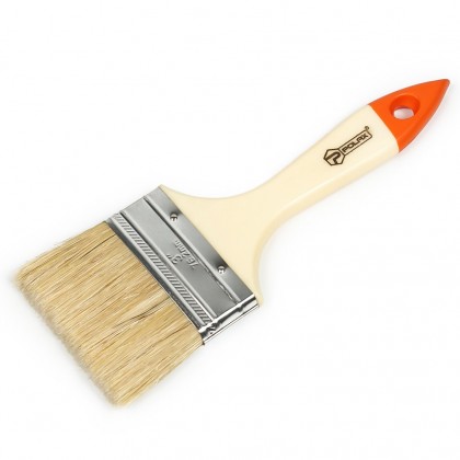 PŁASKI PĘDZEL Z PLASTIKOWĄ RĄCZKĄ "STANDARD 3"/ 75mm