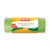 WORKI NA ŚMIECI DO SEGREGACJI 120L SZKŁO ZIELONE 25szt