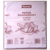 PAPIER ŚNIADANIOWY  ARKUSZY '20