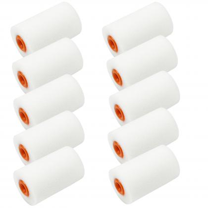 10x WAŁEK MALARSKI FOAM RUBER (GĄBKOWY) 6 X 35 X 50mm