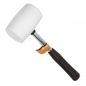 MŁOTEK GUMOWY Z METALOWYM UCHWYTEM BIAŁY  70 mm, 680 g