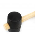 MŁOTEK GUMOWY Z DREWNIANĄ RĄCZKĄ 65 mm, 450 g