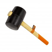 MŁOTEK GUMOWY Z DREWNIANĄ RĄCZKĄ 90 mm, 1200 g