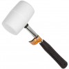 MŁOTEK GUMOWY Z METALOWYM UCHWYTEM BIAŁY  70 mm, 680 g