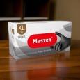 RĘKAWICZKI NITRYLOWE CZARNE M 100 SZT NITRYL FOOD MASTER