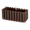 Skrzynka balkonowa BOARDEE FENCYCASE W - brąz 400 ml