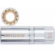 KLUCZ D ŚWIEC PROFESJONALNA NASADKA DWUNASTOKĄTNA 21 MM GROSS